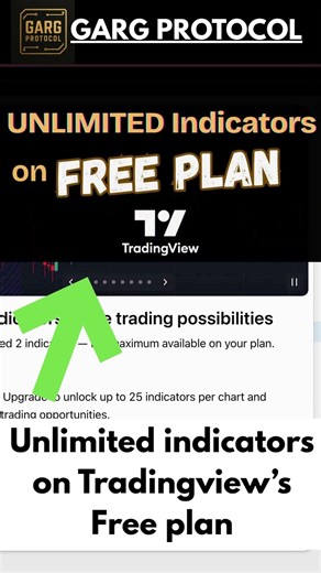 Unlimited Indicators on TradingView FREE Plan 😱 | No Pro Needed! 🚀 #tradingview #technicalanalysis
