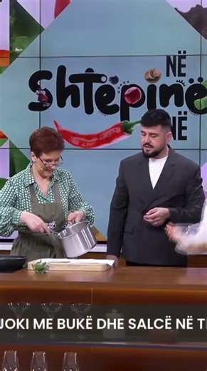 “Njoki me bukë dhe salcë në tigan” -Në Shtëpinë Tonë