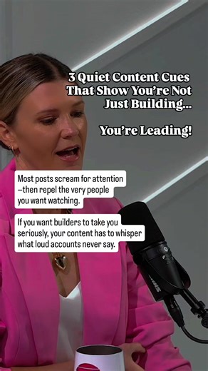 👇 Comment “YES” to access our leader's digital recruiting training.... Most people are posting to get noticed... But leaders? They’re posting to get recognized. ❌ Noisy content attracts attention. ✅ Subtle content attracts alignment. If you’ve ever felt like you're showing up consistently... but attracting the wrong people—or worse, no one at all—there’s a reason. It's not your effort. It’s the energy your content gives off. You see, high-caliber builders aren’t looking for hype. They’re scanni