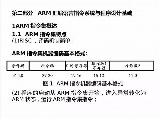 ARM汇编语言指令系统与程序设计基础
