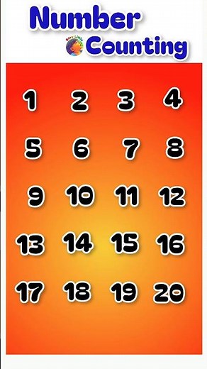 1 to 20 number counting song #staylittlechannel #kidslearning #counting