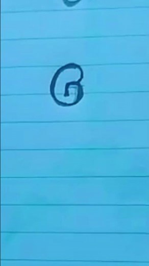 🎈 Easy Bubble Letter G Tutorial ✍️ #youtubeshorts #art #viral #trending #shorts #lettering #reels