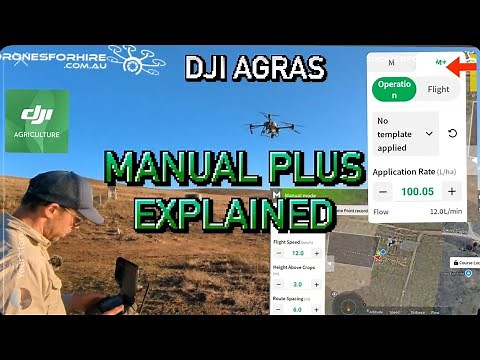 DJI AGRAS T50 – Manual Plus Spraying Mode Explained | Full Tutorial | Setup Series #2