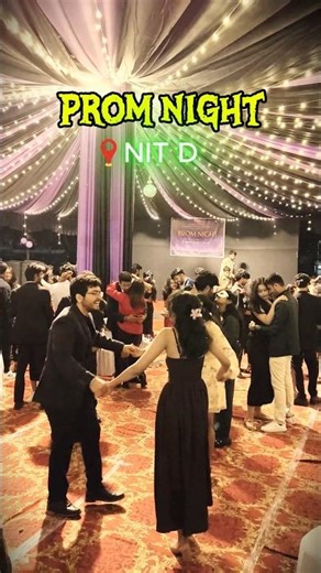 Prom Night in NIT Durgapur | #short #promnight #coupledance #dance #nit #iitjee #minivlog