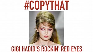 Make your eyes pop with red eyeshadow, Gigi Hadid style. | Yahoo Life