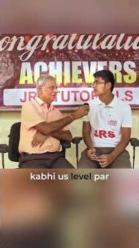 OP Sir's Role in Students' JEE Success 📚 #jee @jrs_tutorials