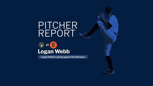 Logan Webb's outing against the Brewers