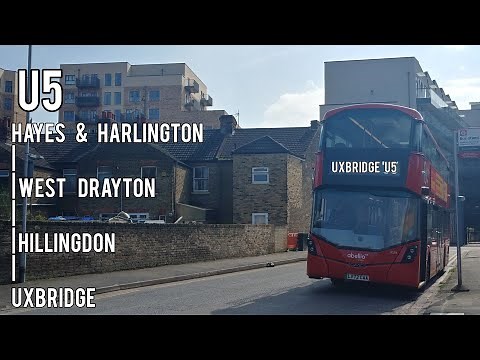 【Full Journey】London Bus (Abellio) route U5 to Uxbridge