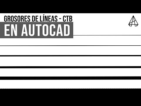 Cómo exportar un PDF en Autocad con diferentes grosores de línea | CTB - IMPRESIÓN - ESCALA