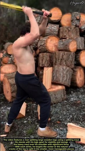 Manual Wood Splitting