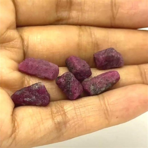 Natural Ruby Uncut Rough Tanzania Mines Super High Grade Crimson Color July Birthstone Gemstone