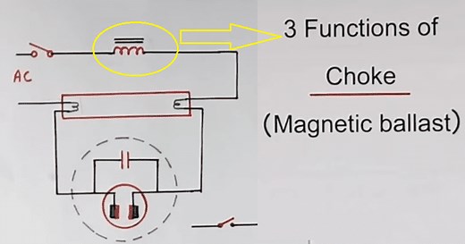 Purpose of Chokes in Tube Light | Electrical4u