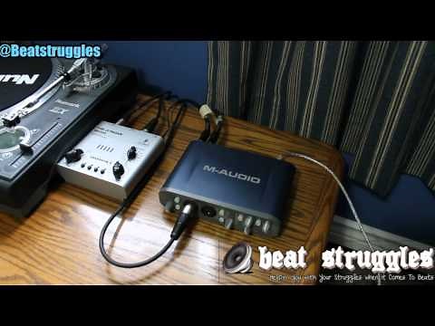 Audio Interface M-Audio Fast Track Pro Set Up