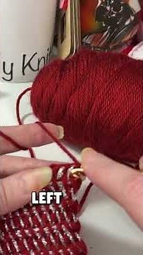 Two color Tunisian technique for beginners #crochet #tunisian #howto