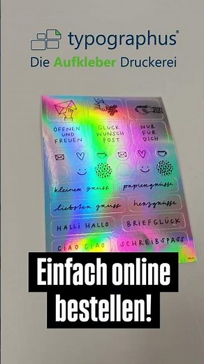 Hologramm Aufkleber drucken lassen ✨ Online bestellen
