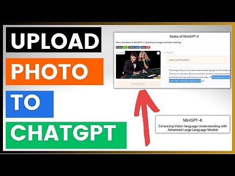 How To Upload A Photo To ChatGPT?