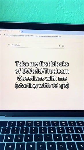 Taking My First Medical Exam Questions with UWorld & TrueLearn