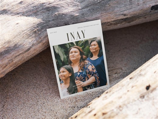 Personalized Mother's Day Magazine Cover Card Template (canva) - Etsy