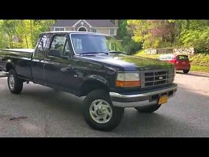 Exceptional 1995 Ford F250 Extended Cab 4x4 For Sale~7.3L Diesel~5 Speed Manual~Low Mileage