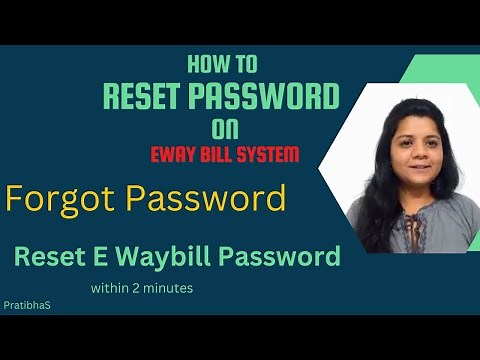 Forgot PW on e waybill system #ewaybill #forgotpassword