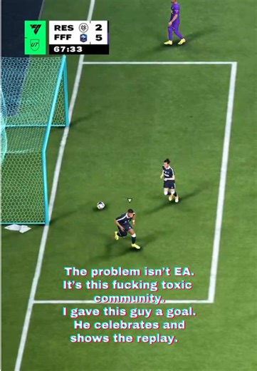 🤬 Is FC 26 a perfect game no, and it never will be, it’s a football simulator. I honestly think EA isn’t the problem. It’s the community. #fc26 #futfantasy #skillissue