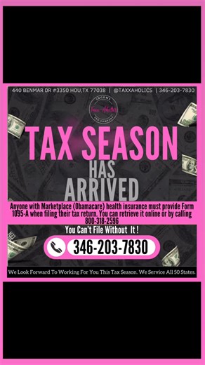 🥰Your Taxx Bae 🥰 on Instagram: "No 1095-A? No filing. No refund. ❌ Let’s do it the RIGHT way 💪🏽 ⬇️ Why Form 1095-A Is Important ⬇️ Form 1095-A (Health Insurance Marketplace Statement) is required if you or anyone on your tax return had Marketplace / Obamacare health insurance. Why your tax return CANNOT be filed without it: • The IRS uses Form 1095-A to reconcile your health insurance tax credits • It shows the coverage dates, premiums, and advance credits paid on your behalf • Without it, y