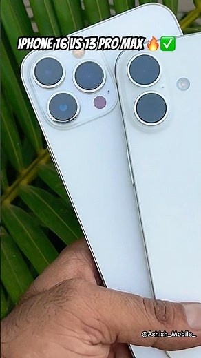 iphone 16 vs 13 pro max camera test 🫨 iphone 16 camera test #shorts #smartphone #shortfeed