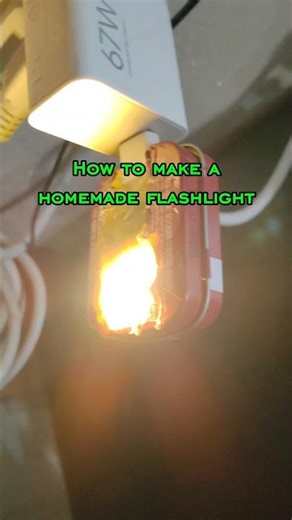 How to make a homemade flashlight #diy #electronic