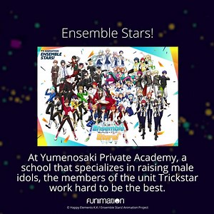 1.3K views · 56 reactions | FALL SEASON ANNOUNCEMENT  Get ready for bigger stages, brighter performances and even more units! Ensemble Stars! continues subbed and dubbed this Fall on Funimation! Learn more: https://funi.to/Fall2019 | Funimation | Facebook
