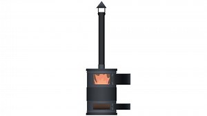 Wood Stove Animation Heating Alpha Channel Stock Footage Video (100% Royalty-free) 1053874097 | Shutterstock