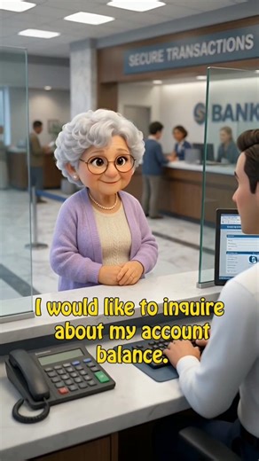 B2 English Conversation 💬 At the Bank