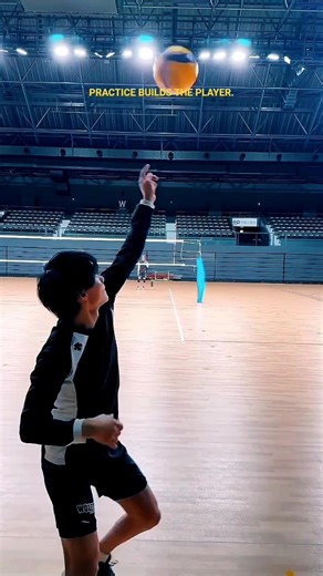 Practice makes aura💯🔥.[Subscribe] #volleyball #viralvideo #sports #jump #algorithms #algorithm