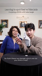 🔍 Can You Spot the Real Jade? (Part 1 of 5) These two bangles look almost identical—but one is worth $100,000, and the other? Maybe $10. At first glance, it’s hard to tell. But if you look closely… 👀 One has a yellowish hue—a sign of polymer-treated jade 💎 The other? Fully lavender with icy clarity and a natural green splash In this series, we’ll break down the real vs. fake differences so you know what to look for. Were you able to guess which one is real? Tell us below! 💬 #jadeeducation #r