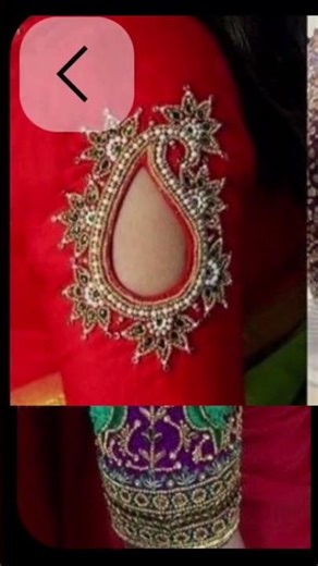 "Embroidered And Beautiful Blouse Astin Desings "🍁🎀