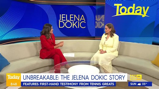 Former world No 4 tennis champion Jelena Dokic is releasing a documentary about her life called 'Unbreakable', unpacking her career, surviving war, bullying and abuse. ❤️ #9Today | WATCH LIVE 5.30am | TODAY
