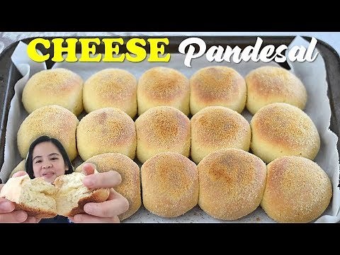 SOFT AND FLUFFY Cheese Pandesal (Filipino Bread) ANG SARAP GRABE