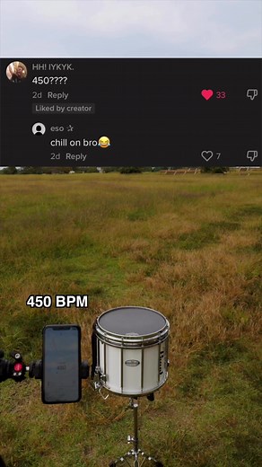450 BPM Quadruple Stroke Roll | sdjmalik
