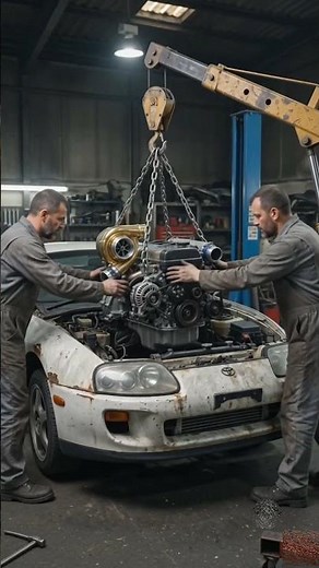 Rebuilding A Legend: Toyota Supra MK4 2JZ Engine!#supramk4 #enginerebuild #toyotasupra #jdmcars