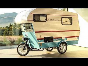 Revolutionary HomeAway Electric Camper Tricycle: The Ultimate Tiny Home on Wheels