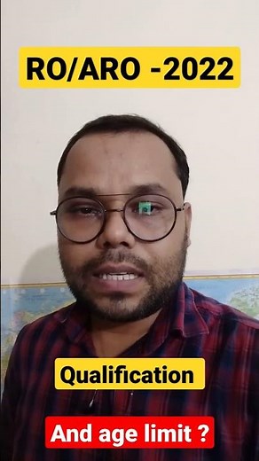 RO/ARO//#2022#qualification and age limit?#