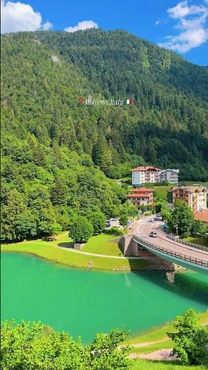 Molveno 🇮🇹🏞️ | Italy’s Alpine Paradise ✨ #travelgoals #wanderlust #visititaly #italytravel
