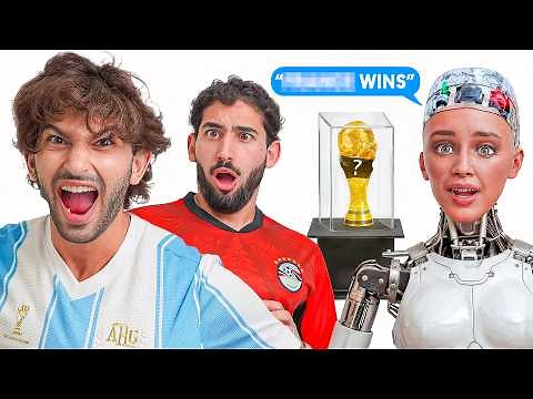 HUMANOID ROBOT PREDICTS THE WORLD CUP