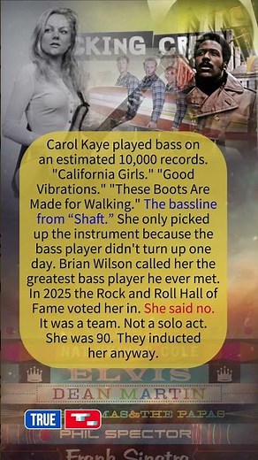 She Played On 10,000 Records. Carol Kaye Didn’t Want The Credit