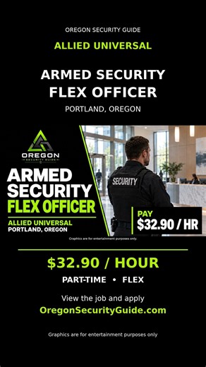 Armed Security in Portland | Allied Universal | $32.90/hr