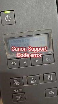 Canon Printer Maintenance Cartridge error I Canon Printer Cartridge error I Canon 1726 error