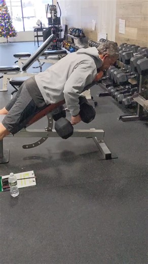 Strong pulling strength builds more than muscles—it builds capability. The chest-supported row is one of our favorite movements for developing a strong, balanced upper back without unnecessary strain. By taking momentum and lower-back fatigue out of the equation, it allows you to focus on quality reps, proper posture, and real pulling power that carries over into everyday life. Neil brings that same intention into every session. He shows up with a positive attitude, puts in the work, and trains 