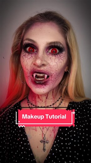 In my vamp era #vampiremakeup #vampire #vampirediaries #gothmakeup