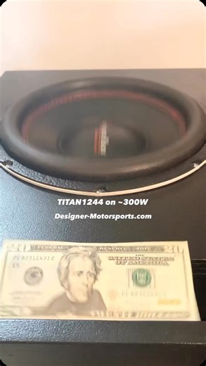 American Bass TITAN-1244 subwoofer flex & money flappage! 🔊 Credits @designer_motorsports #americanbassaudio #caraudio #americanbass #bass #basshead #subwoofers | American Bass USA