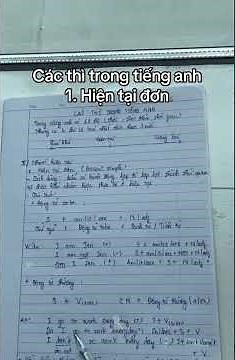 Các thì trong tiếng anh. Hiện tại đơn