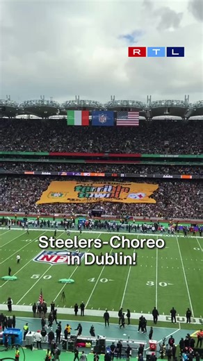 Supporto dei Fan dei Steelers al NFL Dublin Game!